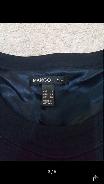 s Beden Mango S beden elbis