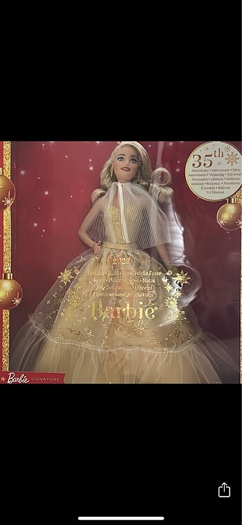 Barbie 35. Yıl 2023 Holiday bebeği