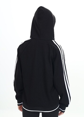 Diğer Kız Siyah Kapsonlu Sweatshirt (7-8 yaş)