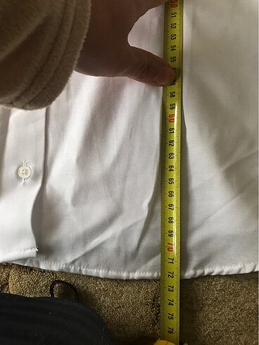 Beyaz kadın iş gömleği - Görsel 5