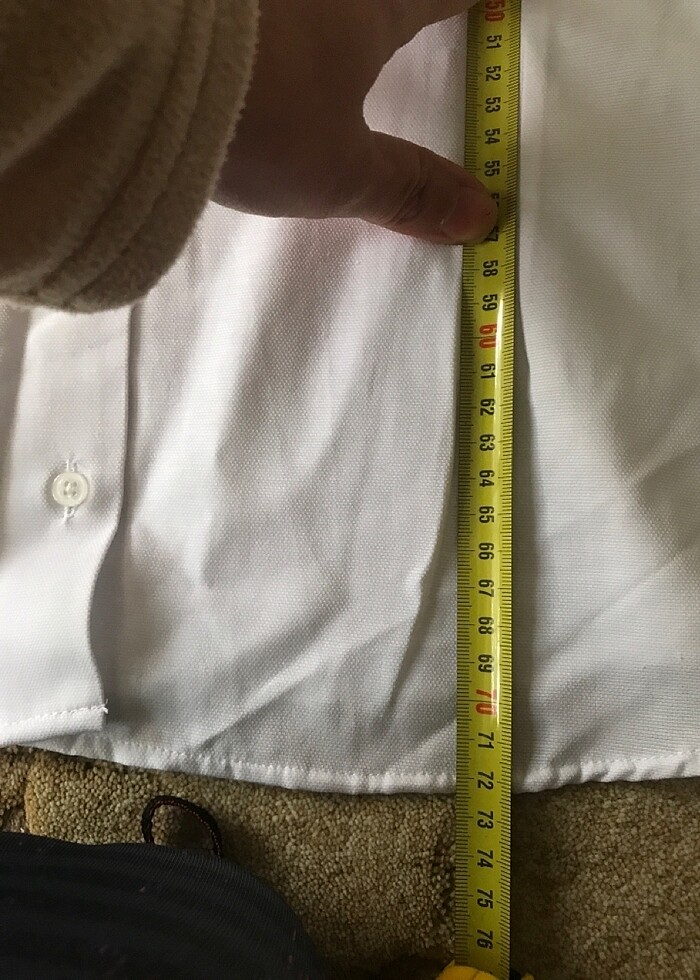 Beyaz kadın iş gömleği - Görsel 5