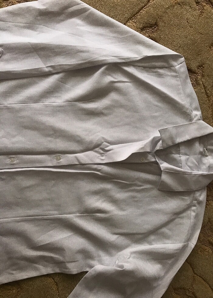 Beyaz kadın iş gömleği - Görsel 2