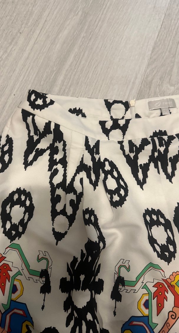 Renkli Bohem Kadın Kumaş Pantolon - Görsel 5