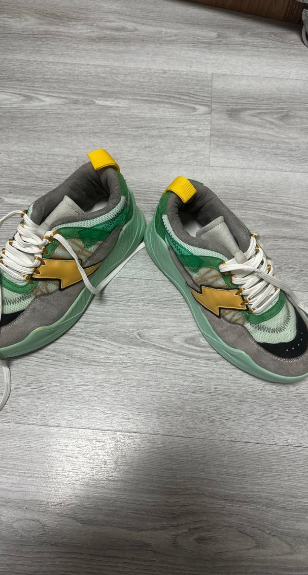 Kadın Çok Renkli Spor Ayakkabıdı dolgu topuk - Görsel 5