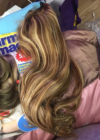 Kahverengi Saten Tüylü Vintage Saç Aksesuarı - Görsel 2