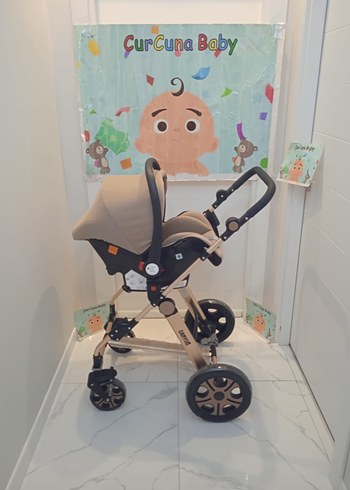 Diğer Beden camel Renk BabyPlus canyon travel sistem bebek arabası