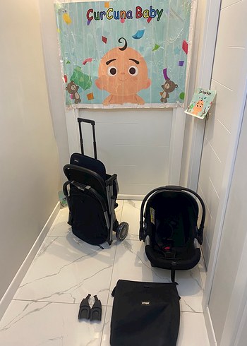 Diğer Beden siyah Renk Prego covi kabin boy travel sistem bebek arabası