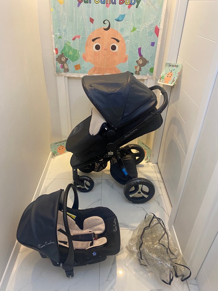 Pierre Cardin Alias travel sistem bebek arabası - Görsel 2