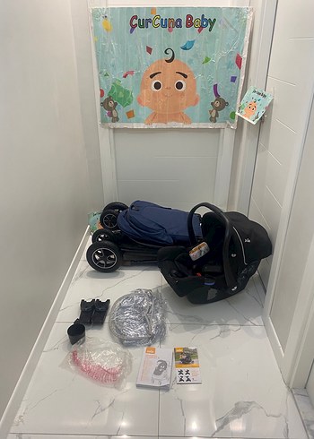 Joie Versatrax travel sistem çift yönlü bebek arabası - Görsel 16