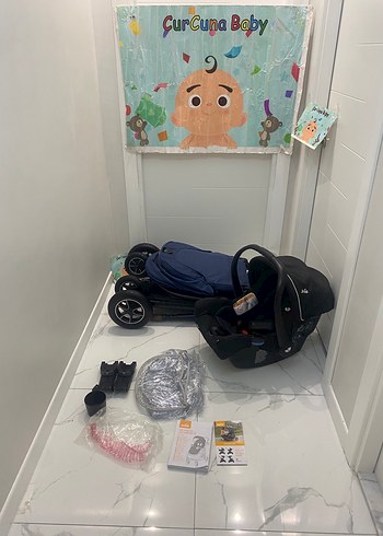 Joie Versatrax travel sistem çift yönlü bebek arabası - Görsel 15