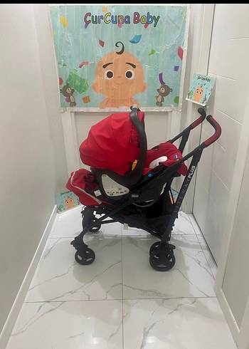 Chicco liteway Plus baston travel sistem bebek arabası - Görsel 9