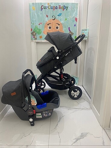 Kraft Prag Travel Sistem Bebek Arabası