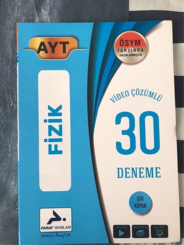 PARAF YAYINLARI AYT FİZİK DENEME