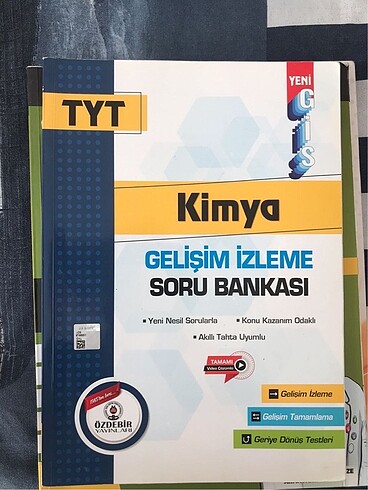 ÖZDEBİR YAYINLARI TYT KİMYA SORU BANKASI