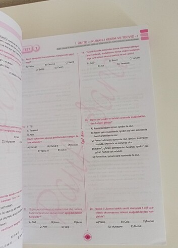 Beden Renk KPSS ÖABT DİN DKAB DİKAB SORU BANKASI RAUF ŞARA AKADEMİ