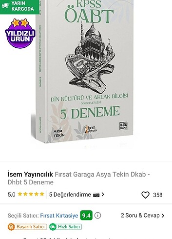  2023 KPSS ÖABT DİN DKAB DİKAB DENEME ASYA TEKİN 