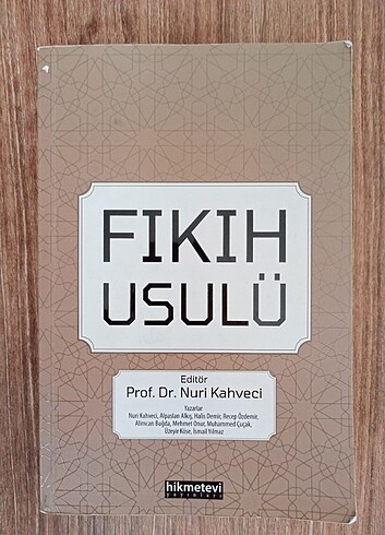 FIKIH USULÜ HİKMETEVİ 