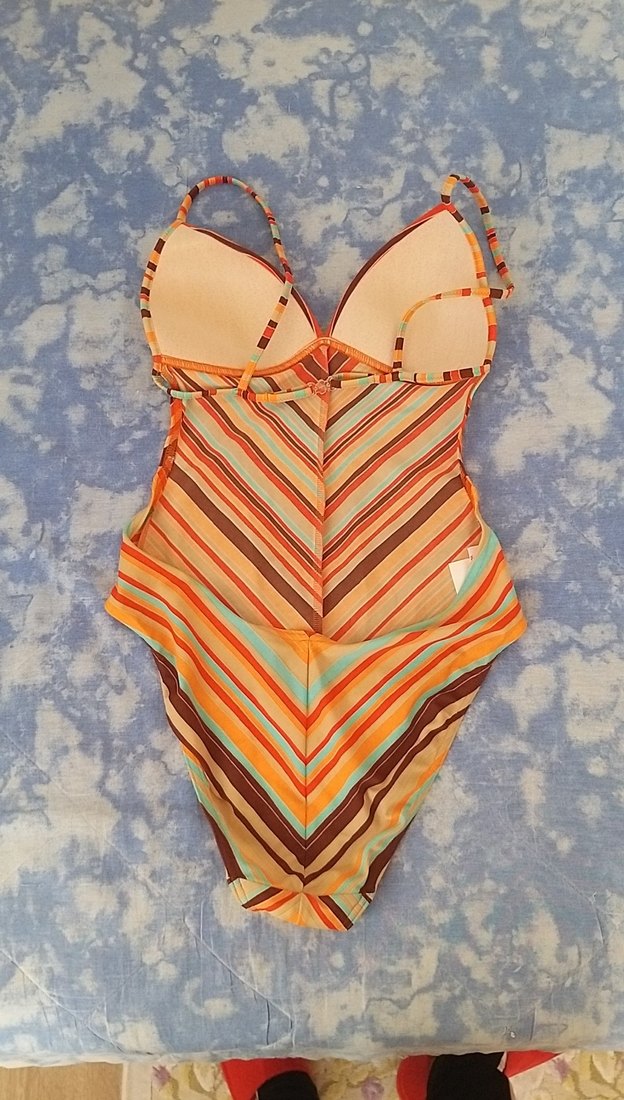 Bohem Çok Renkli Uzun Mayo - Görsel 2