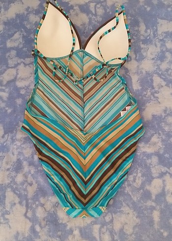 Turkuaz Bohem Uzun Mayo - Görsel 2