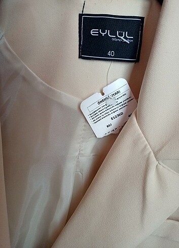 l Beden ten rengi Renk Ceket blazer