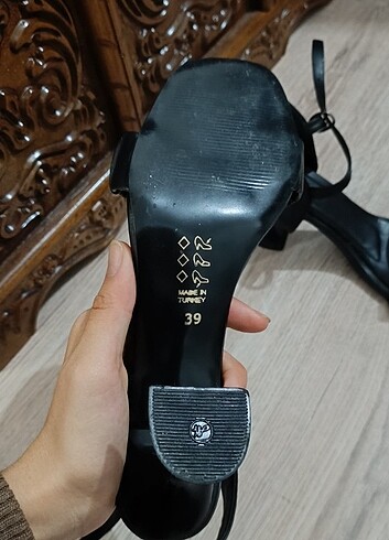 39 Beden siyah Renk Kadın topuklu ayakkabı 