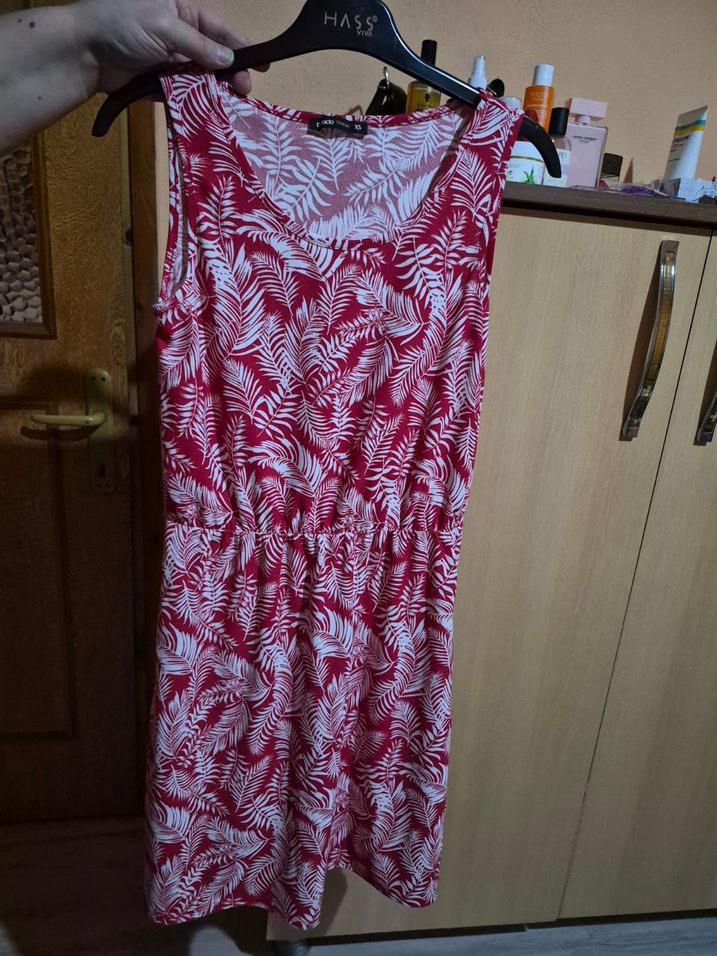 Kırmızı Bohem Salaş Midi Elbise - Görsel 2