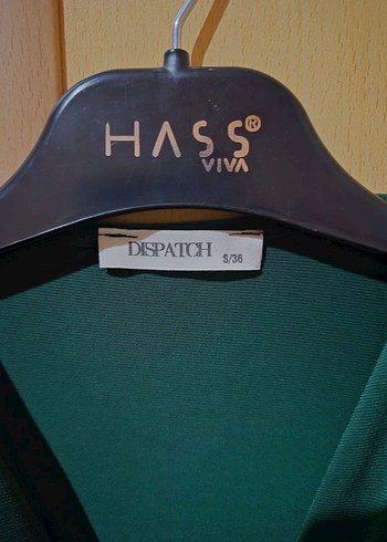 V Yaka Drapeli Koyu Yeşil Kadın Bluz - Görsel 3