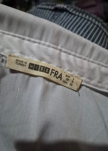 Düğmeli, Straplez, Kısa Kollu Kadın Gömlek - Görsel 3