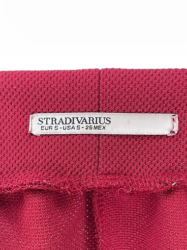 s Beden bordo Renk Stradivarius Mini Etek %70 İndirimli.
