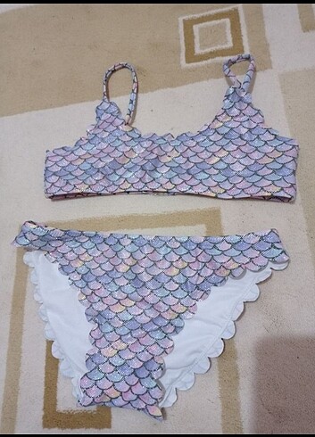 Zara kız çocuk mayo bikini 