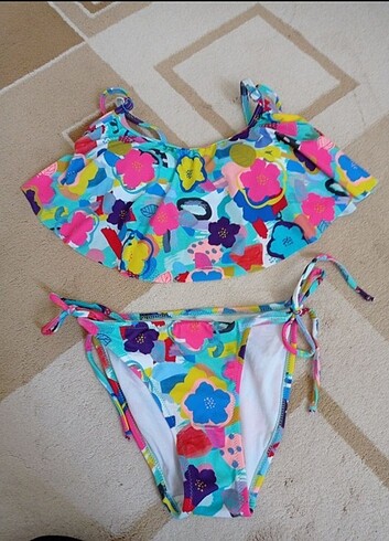Zara kız çocuk mayo bikini 