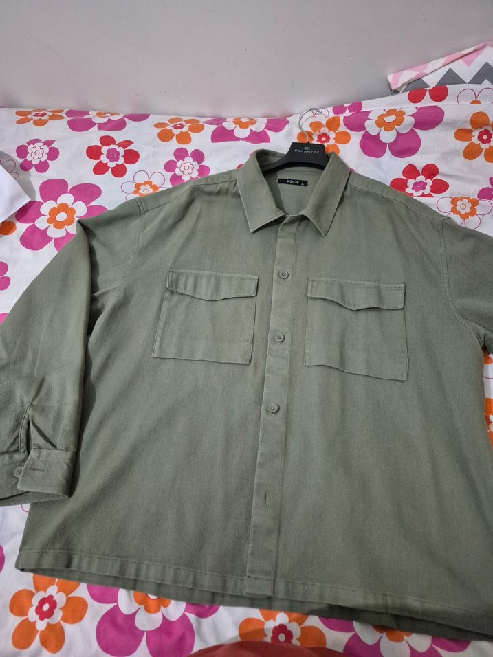 Düğmeli Erkek Gömlek - Görsel 4