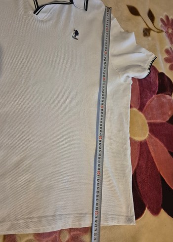 Erkek Beyaz Polo Tişört, Kısa Kollu, Rahat Kesim - Görsel 5