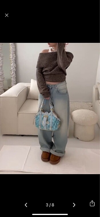 xs Beden Bases baggy jean