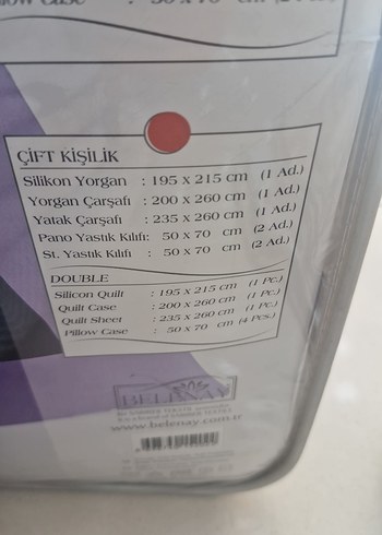 Beden mor Renk uyku seti