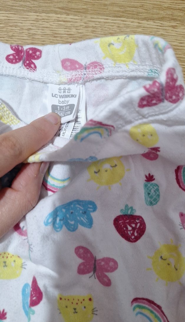 Kız Çocuk Çok Renkli Desenli Tayt - Görsel 2