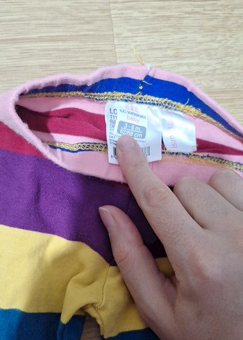 Renkli Bağlama Desenli Kız Taytı - Görsel 2