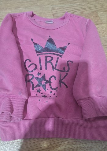 Kız cocuk 5 sweat 1 yelek 2 pantolon - Görsel 2