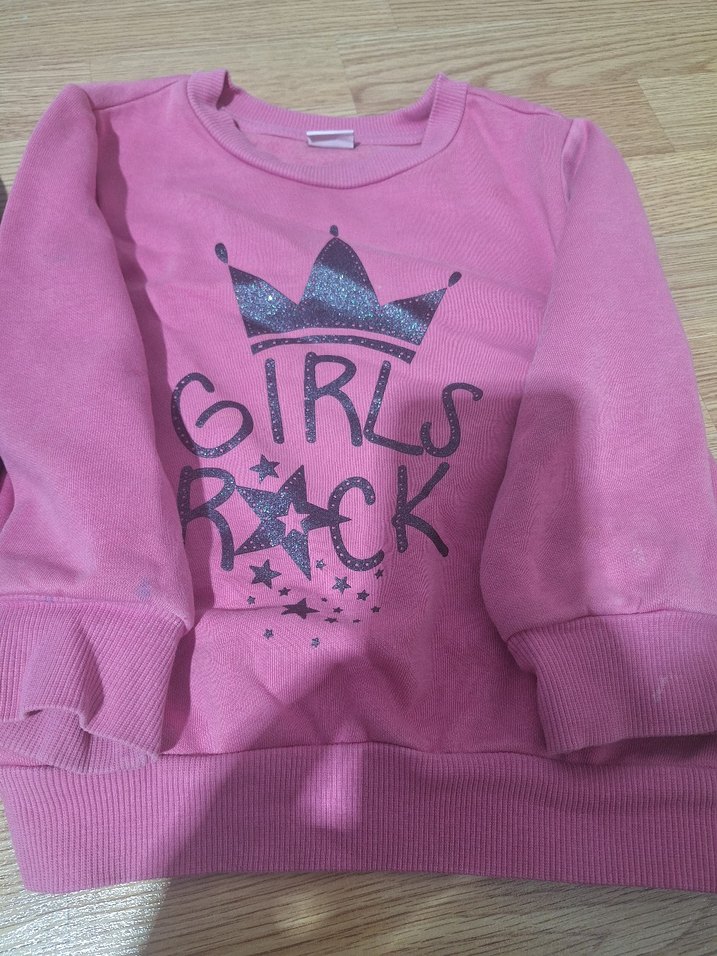 Kız cocuk 5 sweat 1 yelek 2 pantolon - Görsel 2