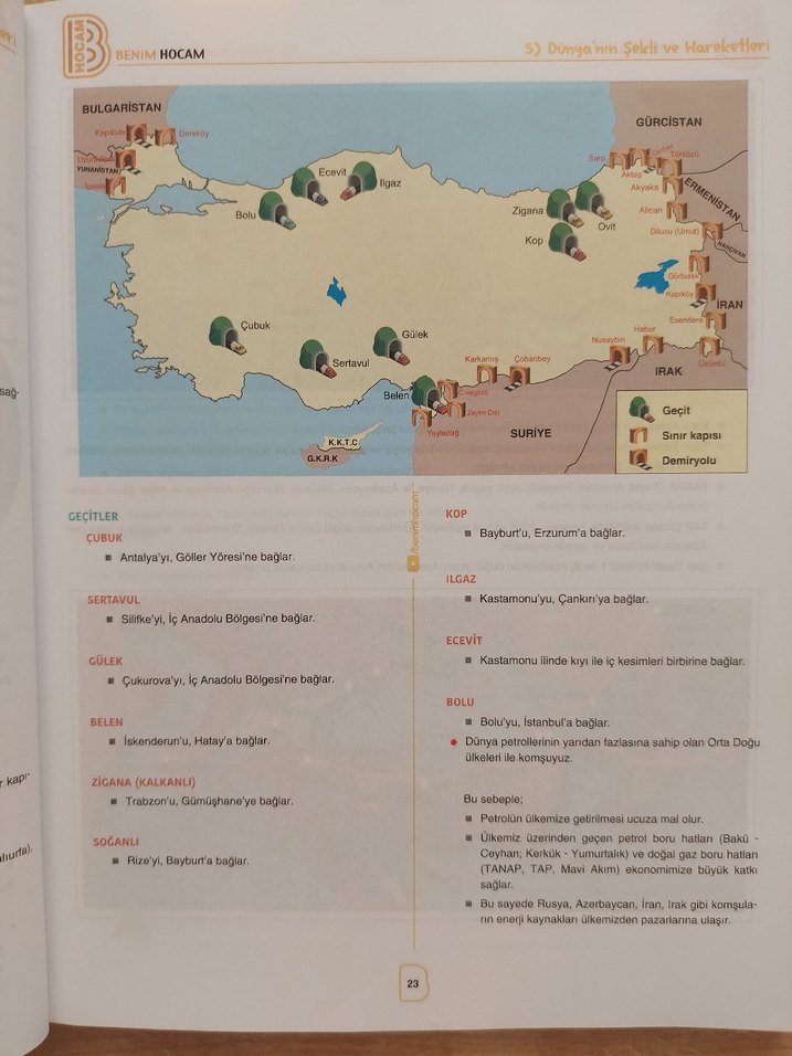 Benim Hocam Bayram Meral Coğrafya Soru Bankası ve Notları - Görsel 2