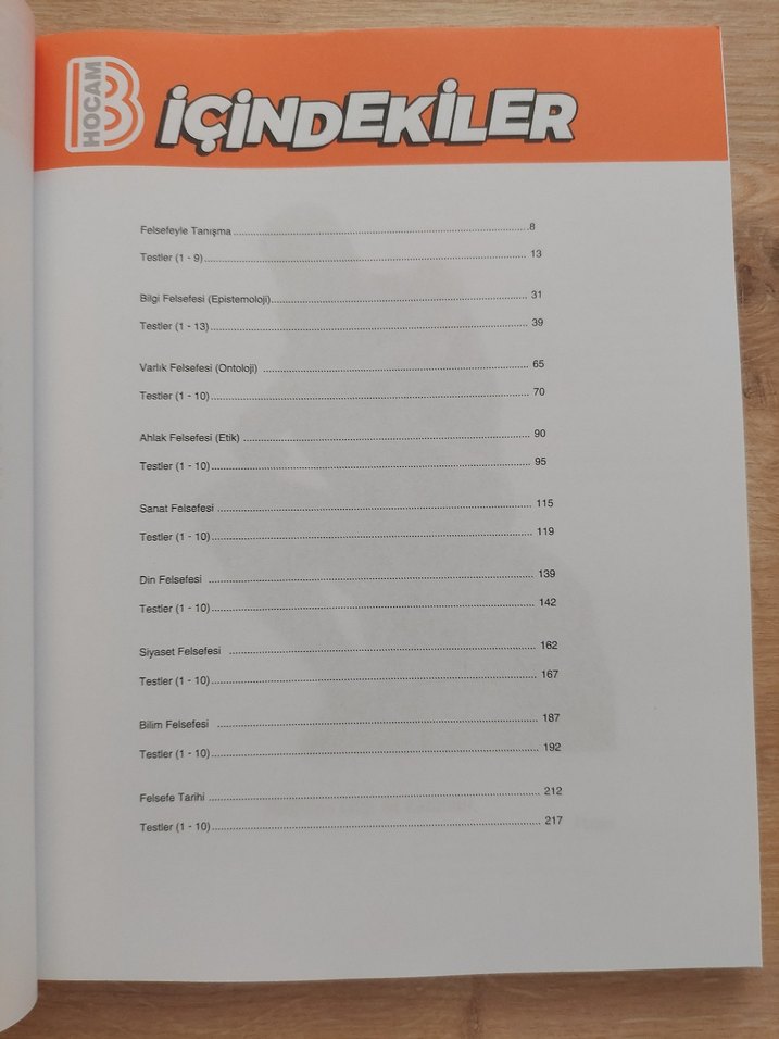Benim Hocam Can Koni Felsefe Ders Notları & Soru Bankası - Görsel 2