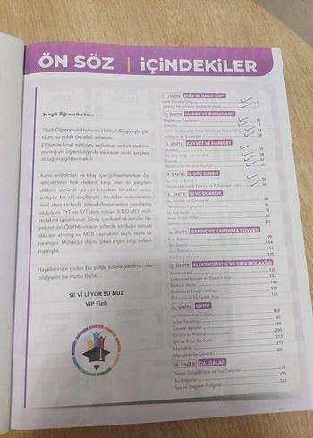 VIP Fizik Kitabı ve TYT Kitabı Seti - Görsel 2
