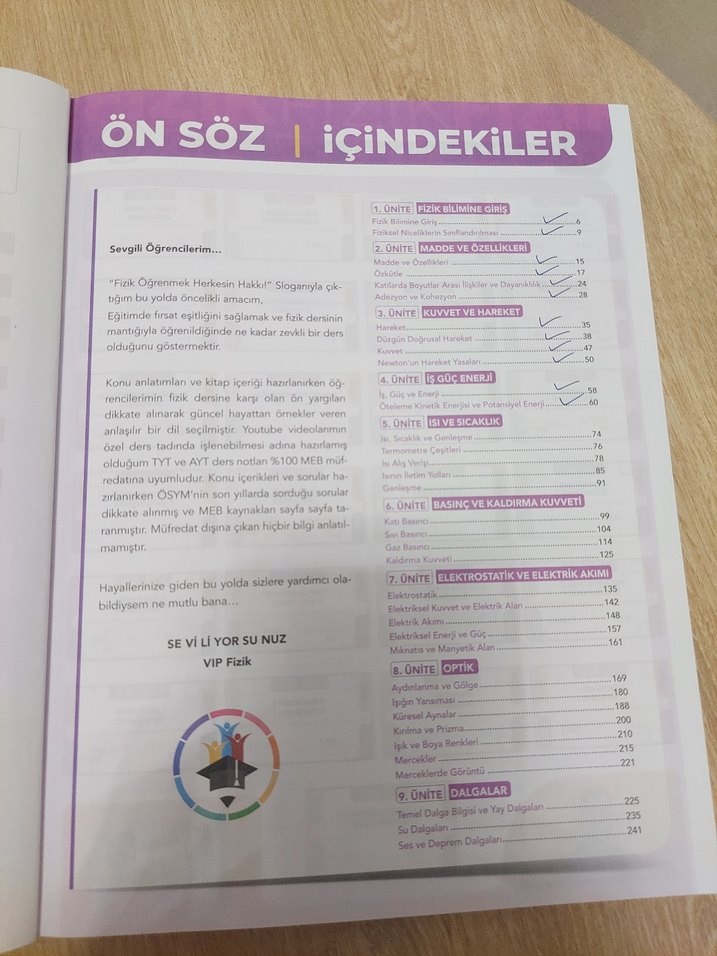 VIP Fizik Kitabı ve TYT Kitabı Seti - Görsel 2