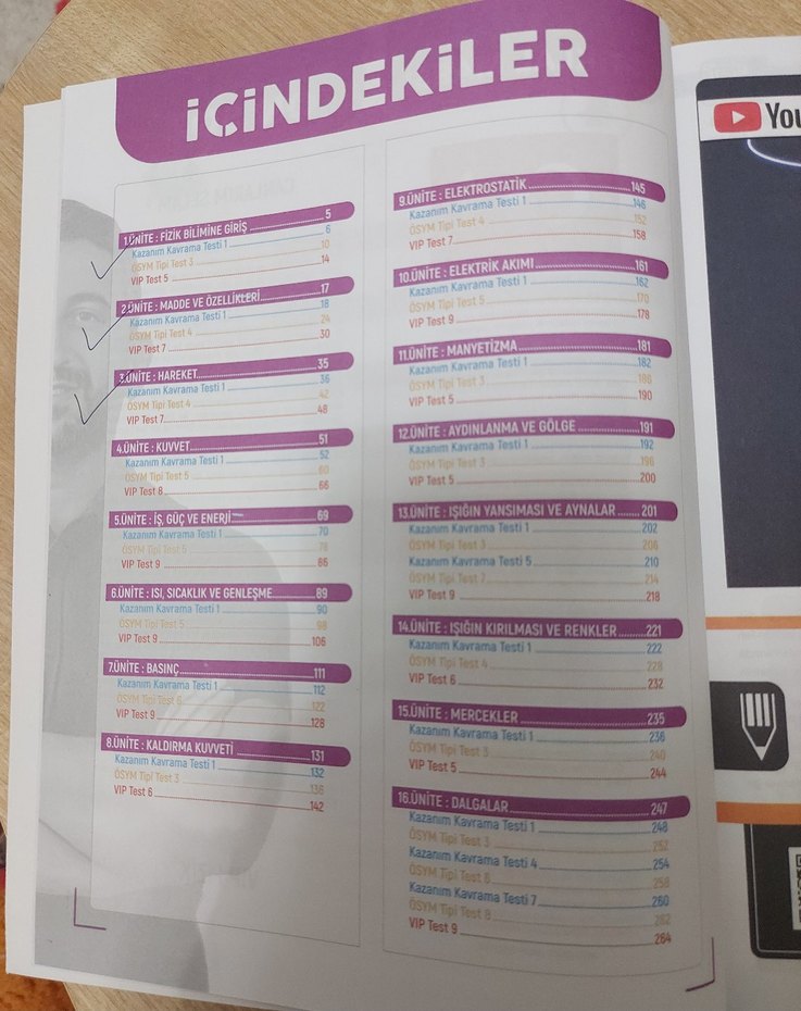 VIP Fizik Kitabı ve TYT Kitabı Seti - Görsel 4