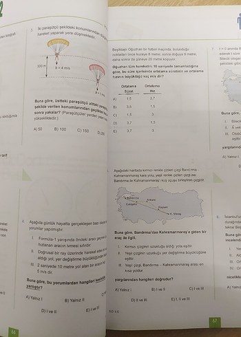 Üç Dört Beş TYT Fizik Soru Bankası - Görsel 3