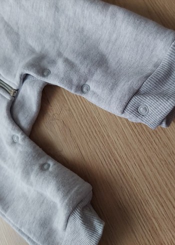 Gri Bebek Polar Tulum - Görsel 6