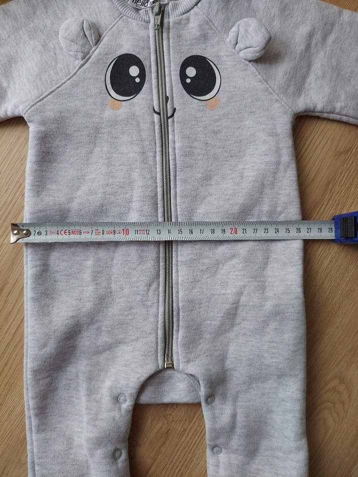 Gri Bebek Polar Tulum - Görsel 4