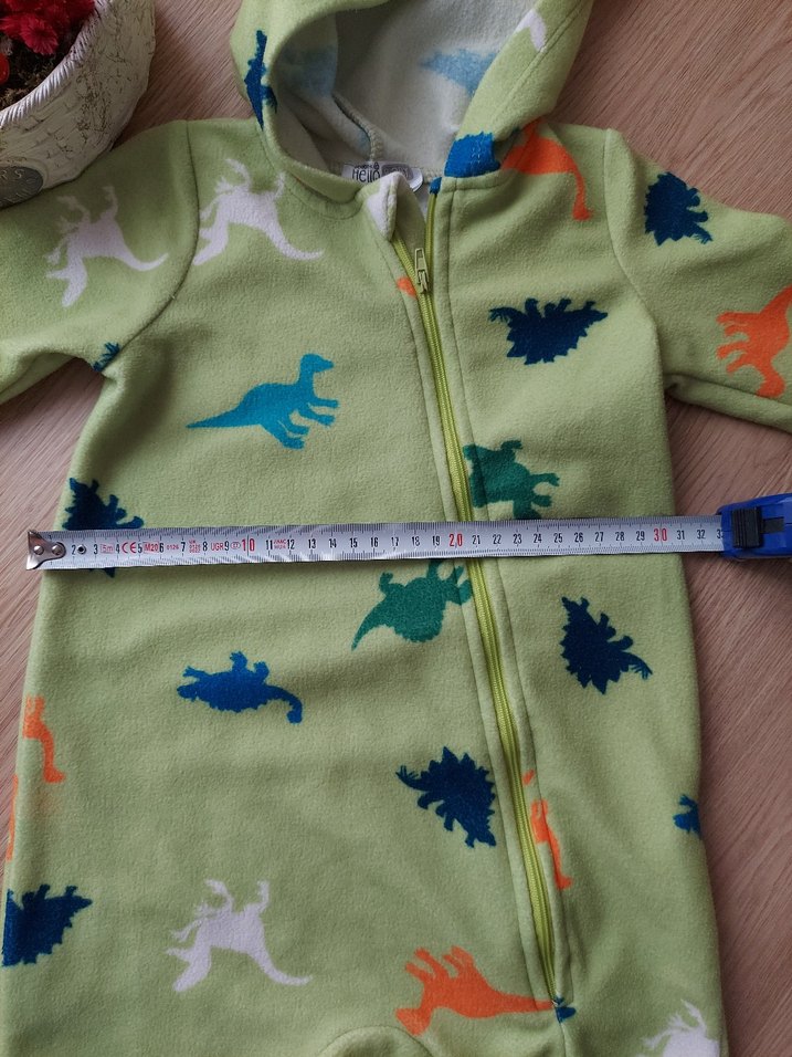 Kapüşonlu  Fermuarlı Kışlık Bebek Tulum - Görsel 4