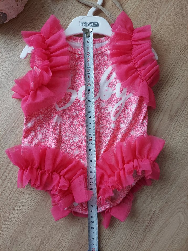 Pembe Fırfırlı Barbie zıbın - Görsel 5