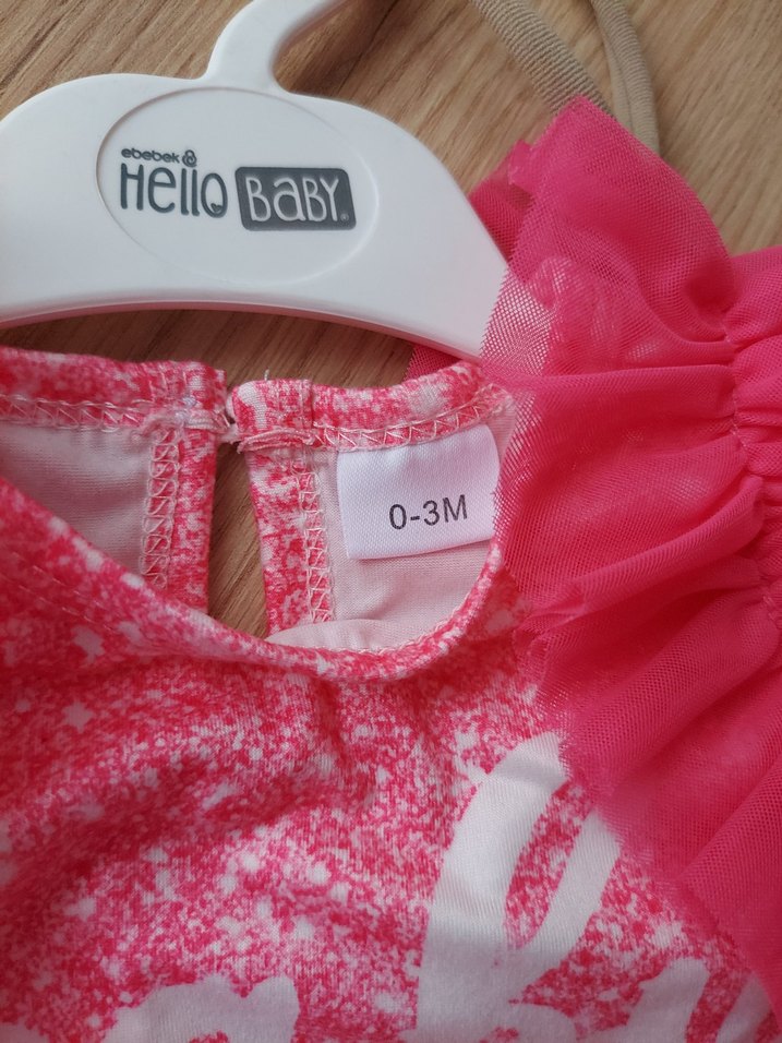 Pembe Fırfırlı Barbie zıbın - Görsel 4